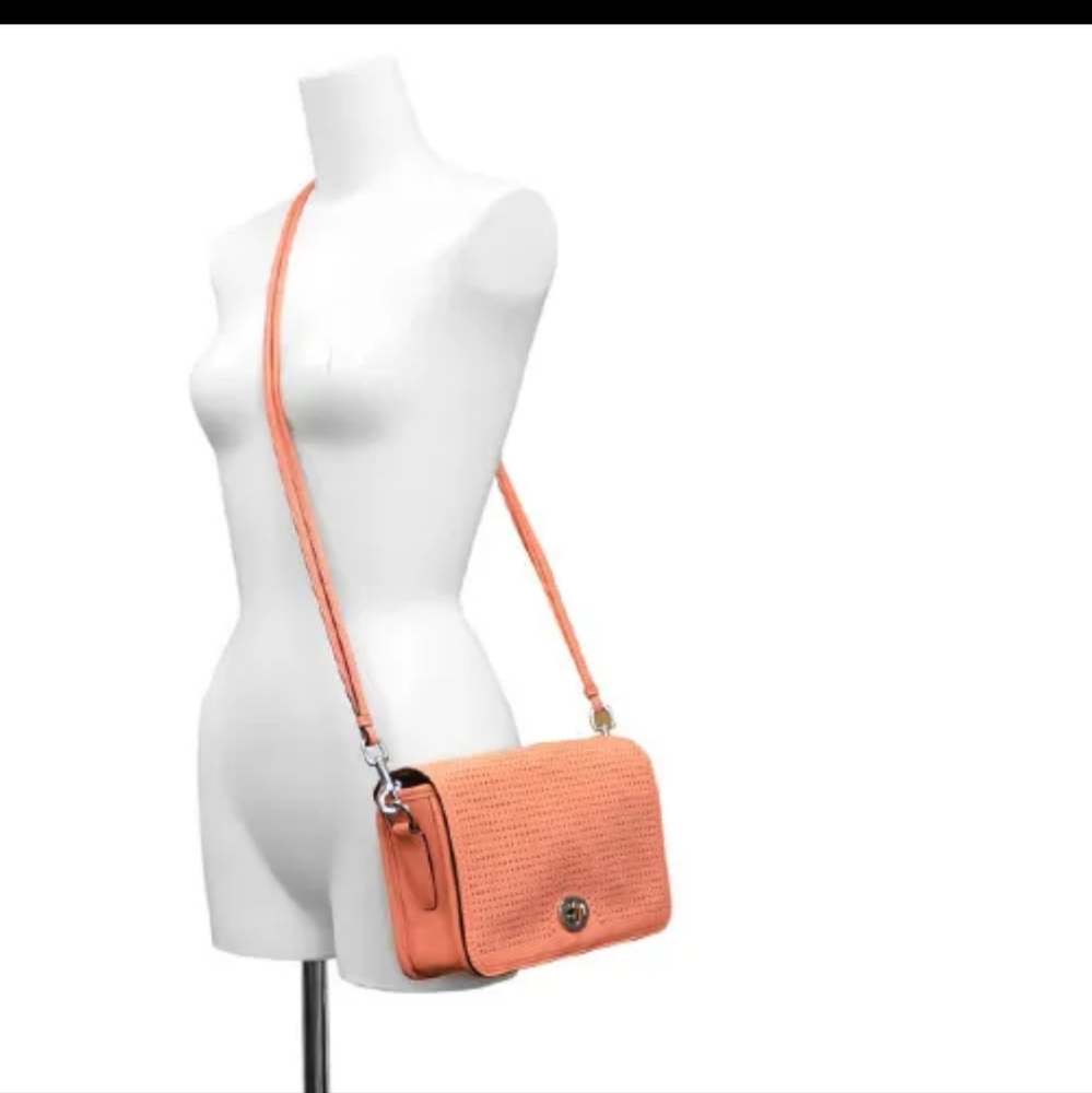 Coach Legacy Perforated Leather Cross body Bag